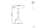 Miniatyrbilde 3 av 7: Sidebord Gull Svart Metall Aluminium Rund form Moderne Minimalistisk Dekorativt Småbord Nattbord