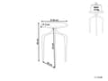 Miniatyrbilde 3 av 7: Sidebord Hvit marmor Svart Metall 36 x 36 cm Rund form Moderne Glamour Dekorativt Småbord Nattbord Stue Gang