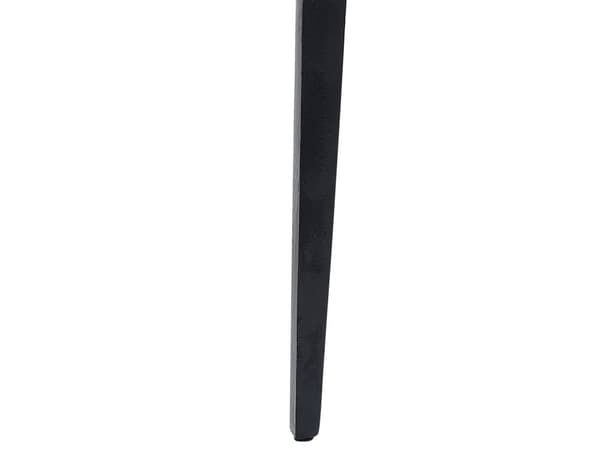 Sidebord Hvit marmor Svart Metall 36 x 36 cm Rund form Moderne Glamour Dekorativt Småbord Nattbord Stue Gang