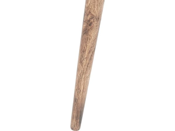 Sett med 2 Sidebord Mørk Mangotre Dekorativt Kaffebord Liten Stuemøbler Orientalsk design
