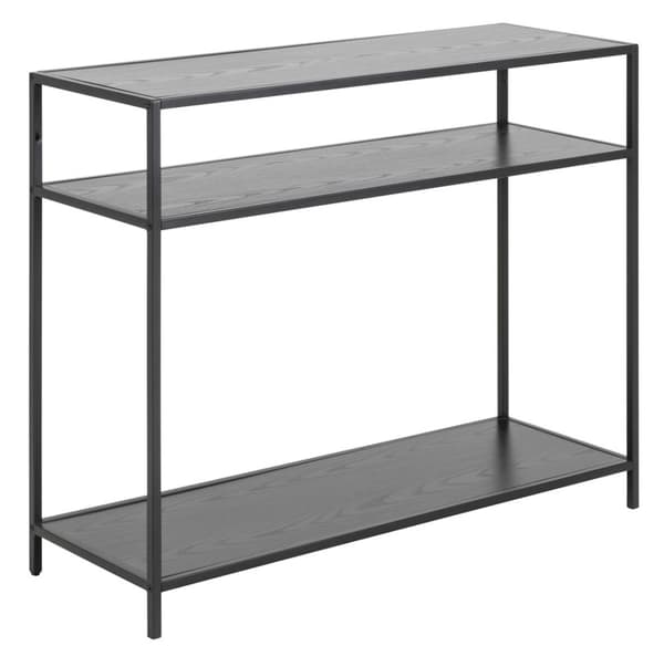 Sea konsollbord 35x100cm 2 hyller svart.