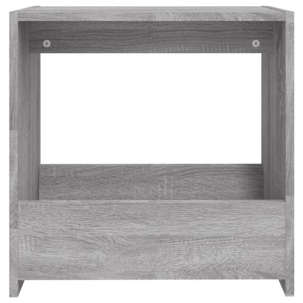 vidaXL Sidebord grå sonoma 50x26x50 cm konstruert tre