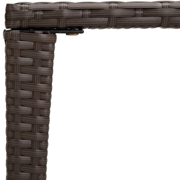 vidaXL Stablebord 3 stk brun polyrotting