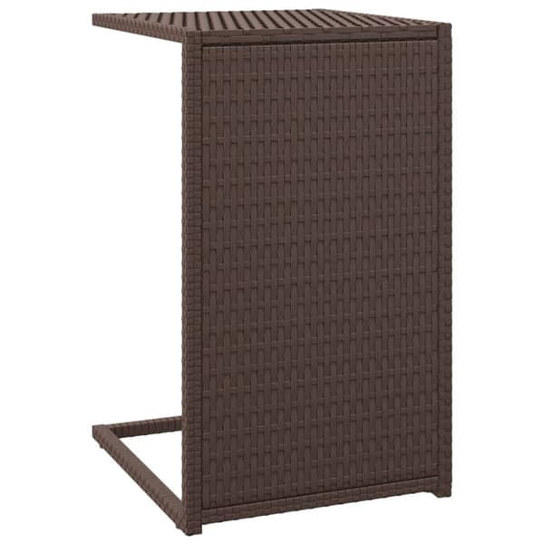 vidaXL C-sidobord brunt 40x35x60 cm konstrotting