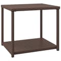 Miniatyrbillede 1 af 6: vidaXL sidebord 55x45x49 cm polyrattan brun