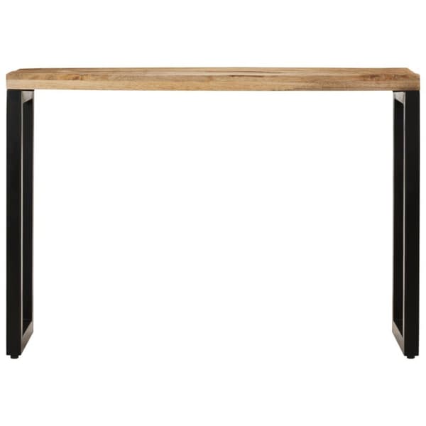 vidaXL konsolbord 110x35x76 cm massivt ru mangotræ