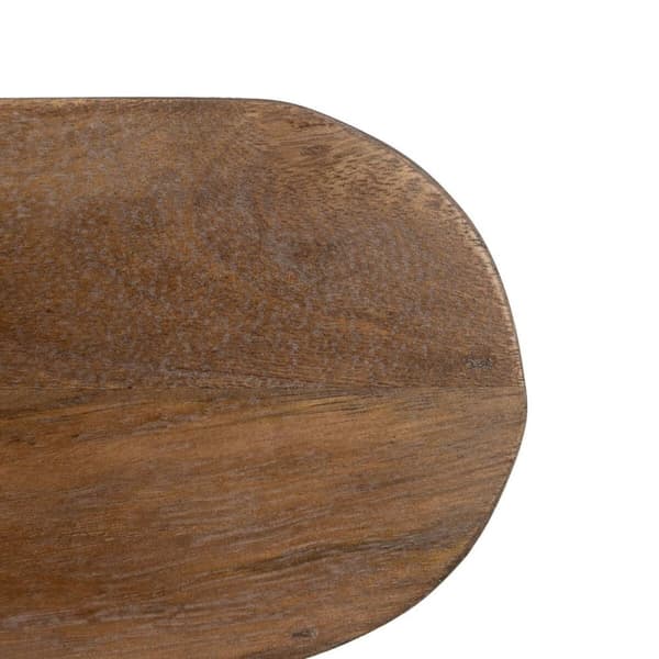 Konsol LIVU Sort Natur Jern Mangotræ 117 x 36,5 x 75 cm