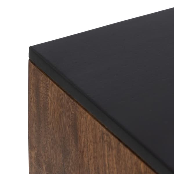 Konsol ABNER Brun Sort Metal Jern Mangotræ 110 x 40 x 76 cm