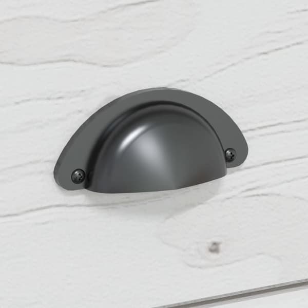 vidaXL konsolbord BODO 91x35x74 cm massivt fyrretræ hvid