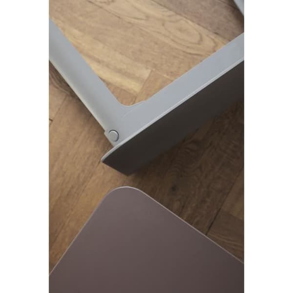 Stadigt sidobord - grafit - stort