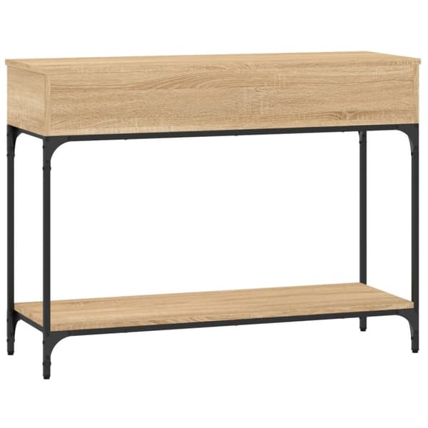 vidaXL Avlastningsbord sonoma-ek 100x34,5x75 cm konstruerat trä