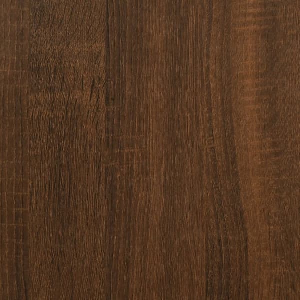vidaXL konsolbord 75x34,5x75 cm konstrueret træ brunt egetræ