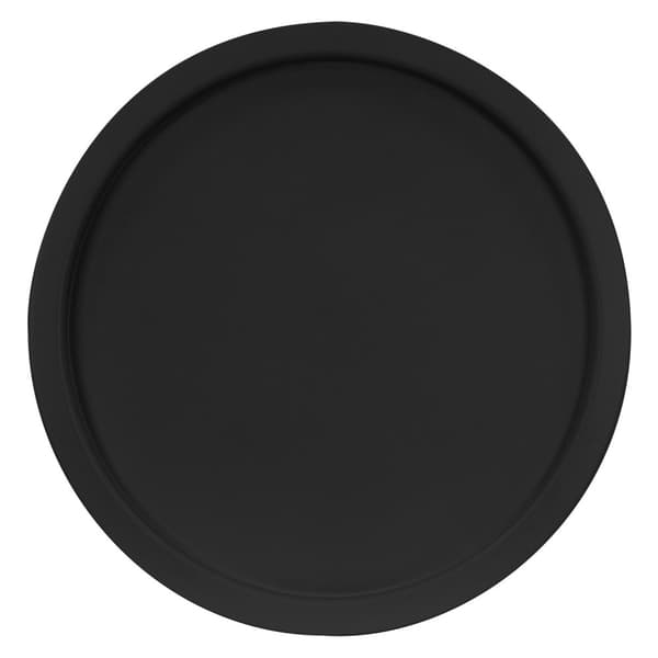 ML-Design Sidobord rund Ø43xH52 cm i metall; svart; avtagbart brickbord; hopfällbart; stabilt; vardagsrumsmöbel soffbord kaffebord nattduksbord
