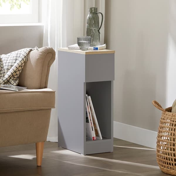 SoBuy Sidobord Förvaringsbord Soffbord Cafébord FBT111x2