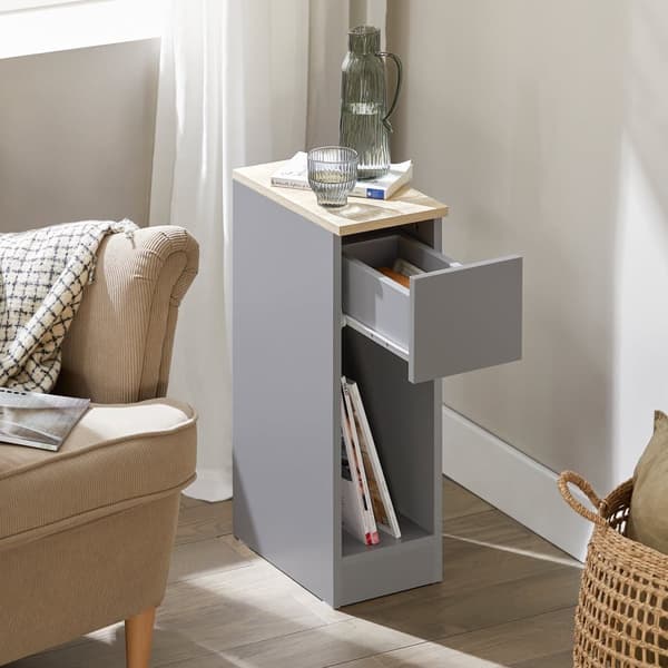 SoBuy Sidobord Förvaringsbord Soffbord Cafébord FBT111x2