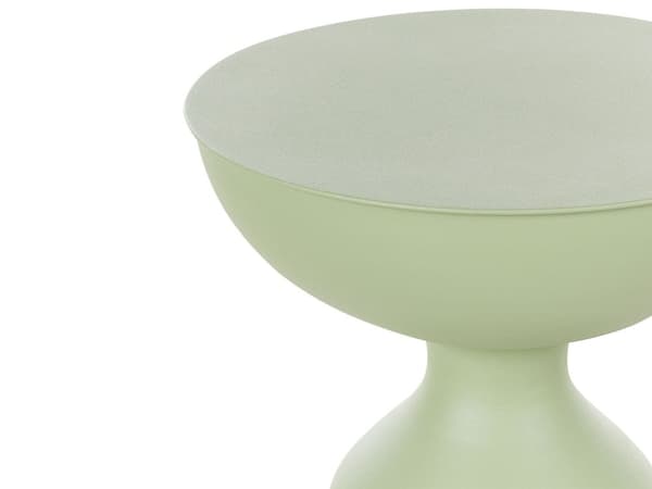 Sidebord Grønn Metall ø 36 cm Moderne design Dekorativt Småbord