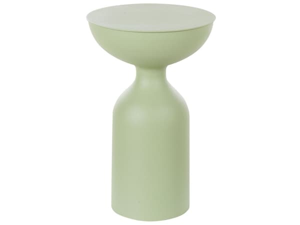 Sidebord Grønn Metall ø 36 cm Moderne design Dekorativt Småbord
