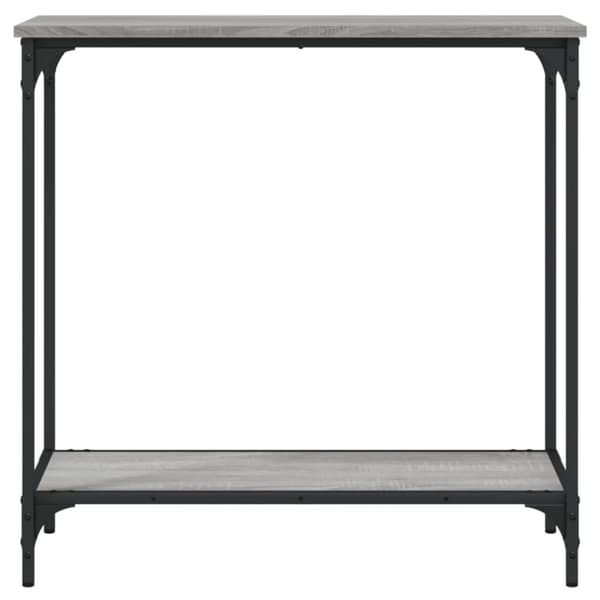 vidaXL Konsolipöytä harmaa Sonoma 75x30,5x75 cm tekninen puu
