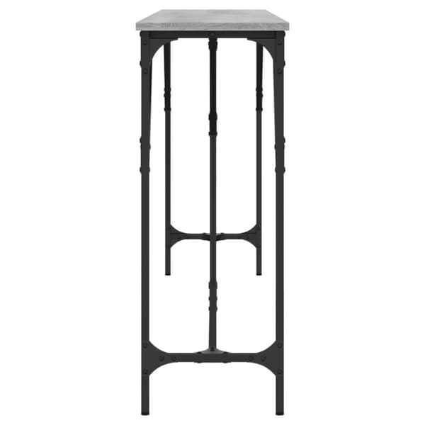 vidaXL konsolbord 200x29x75 cm konstrueret træ grå sonoma-eg