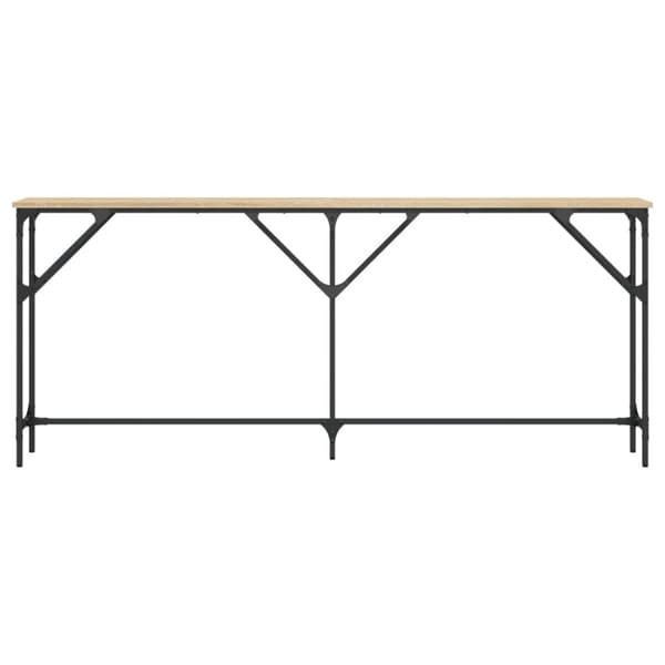 vidaXL Avlastningsbord sonoma ek 180x23x75 cm konstruerat trä