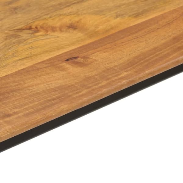 vidaXL konsolbord 110x40x76 cm massivt mangotræ og jern