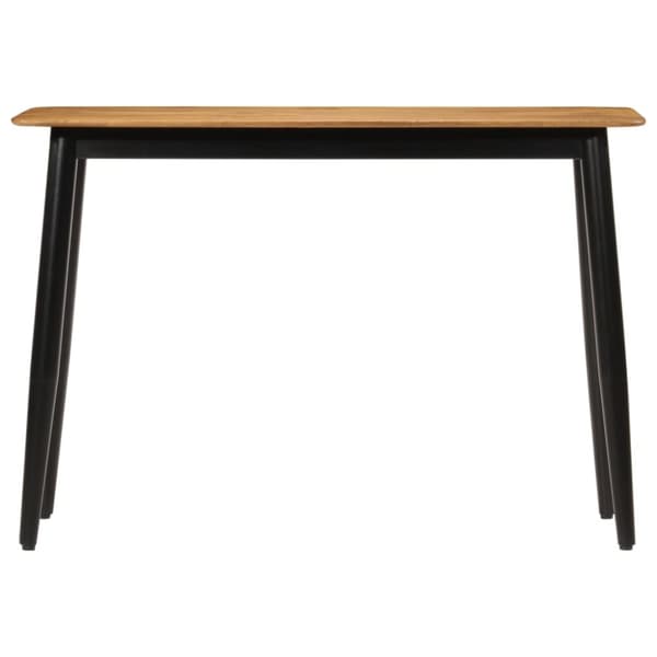 vidaXL konsolbord 110x40x76 cm massivt mangotræ og jern