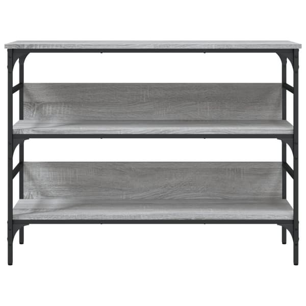 vidaXL Konsollbord grå sonoma 100x32x75 cm konstruert tre