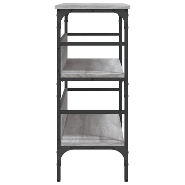 vidaXL Konsollbord grå sonoma 100x32x75 cm konstruert tre