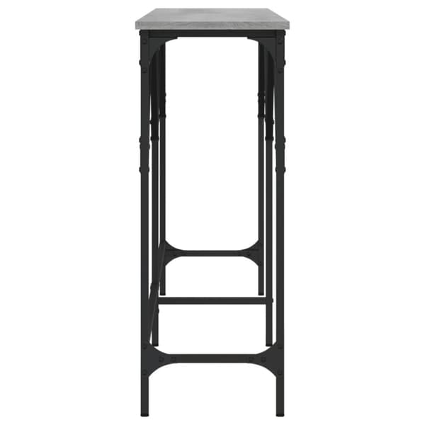 vidaXL konsolbord 180x29x75 cm konstrueret træ grå sonoma-eg