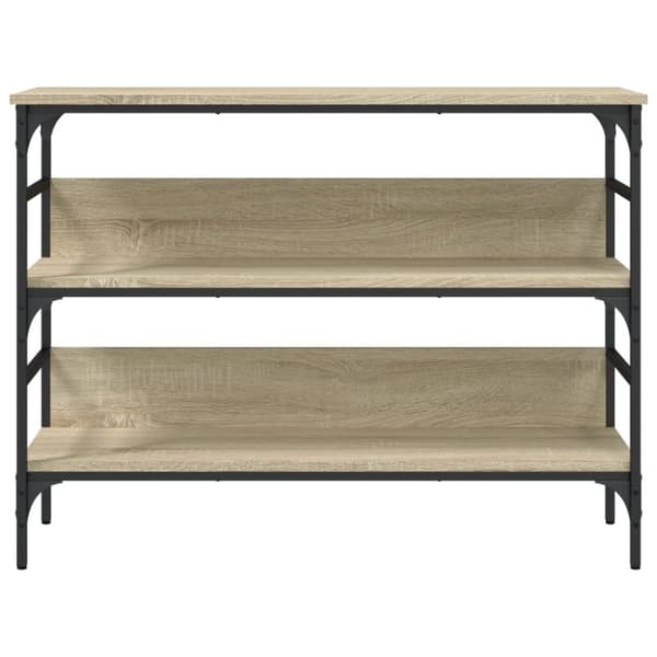 vidaXL Sohvapöytä Sonoma-tammi 100x32x75 cm tekninen puu