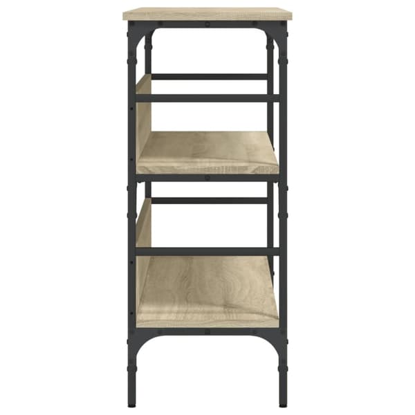vidaXL Sohvapöytä Sonoma-tammi 100x32x75 cm tekninen puu