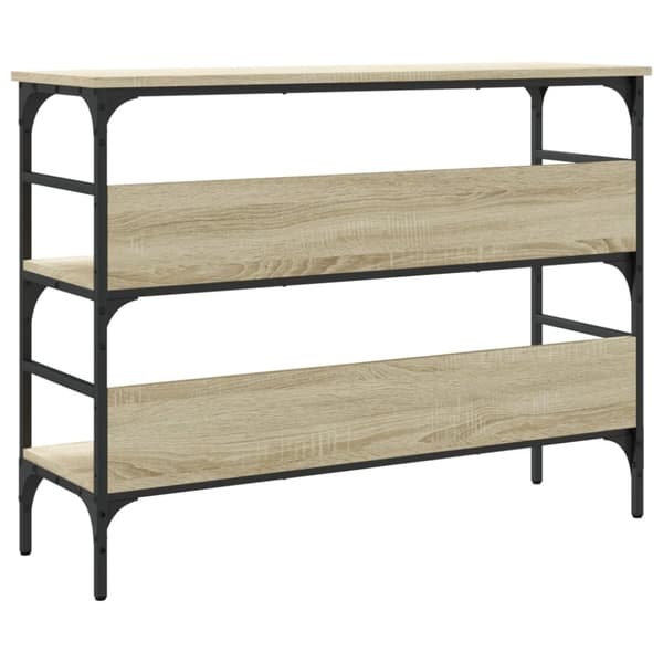 vidaXL Sohvapöytä Sonoma-tammi 100x32x75 cm tekninen puu