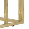 Miniatyrbild 7 av 9: vidaXL Konsolbord guld rostfritt stål och härdat glas