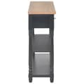 Miniatyrbilde 3 av 10: vidaXL Konsollbord svart 110x30x76 cm konstruert tre