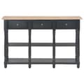 Miniatyrbilde 2 av 10: vidaXL Konsollbord svart 110x30x76 cm konstruert tre