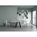 Miniatyrbild 3 av 4: Diamante Small Premium utdragbar väggkonsol Vit Ask - Diamante Brand - 90x40/196 cm - 10 personer