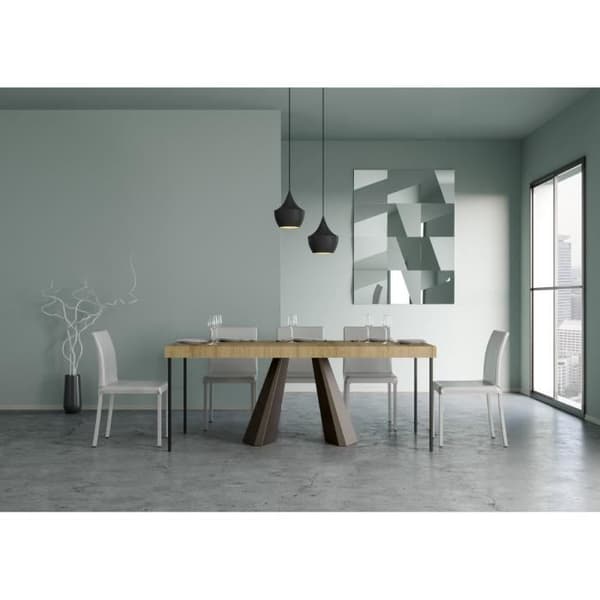 Väggkonsol Utdragbar konsol 90x40/196 cm Diamante Small Premium Ek Naturstomme Björn
