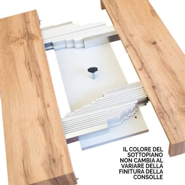 Väggkonsol Utdragbar konsol 90x40/196 cm Diamante Small Premium Ek Naturstomme Björn