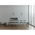 Miniatyrbild 4 av 4: Väggkonsol Expanderbar konsol 90x40/300 cm Tecno Premium White Ash Antracitram
