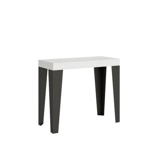 Konsoll utdragbar till 300 cm FLAME PREMIUM vit ask
