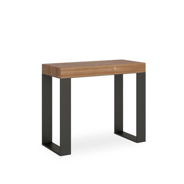 Tecno Fir utdragbart entrébord i trä och metall - Brun - Metall
