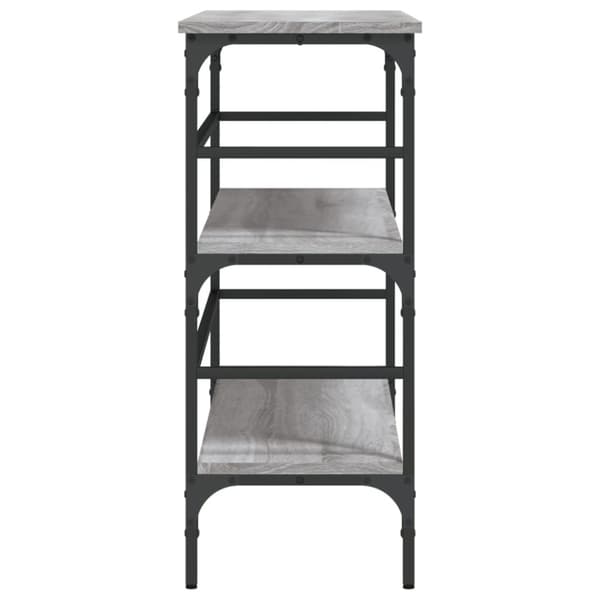 vidaXL Konsolipöytä harmaa Sonoma 100x32x75 cm tekninen puu