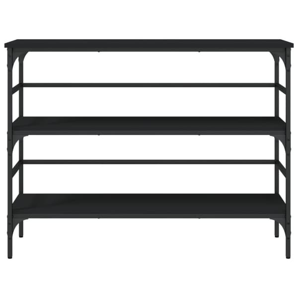 vidaXL konsolbord 100x32x75 cm konstrueret træ sort
