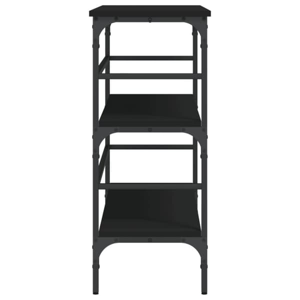 vidaXL konsolbord 100x32x75 cm konstrueret træ sort