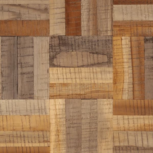 vidaXL Sidobord 40x40x45 cm massiv återvunnen teak