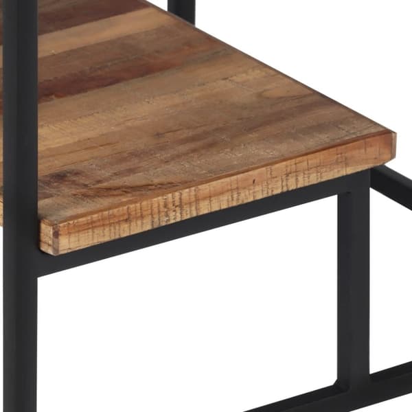 vidaXL sidebord 50x50x50 cm massivt genbrugsteak