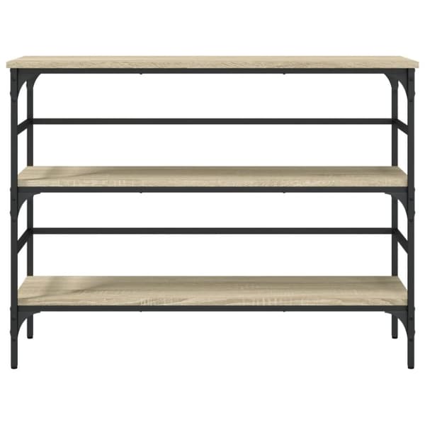 vidaXL Sohvapöytä Sonoma-tammi 100x32x75 cm tekninen puu