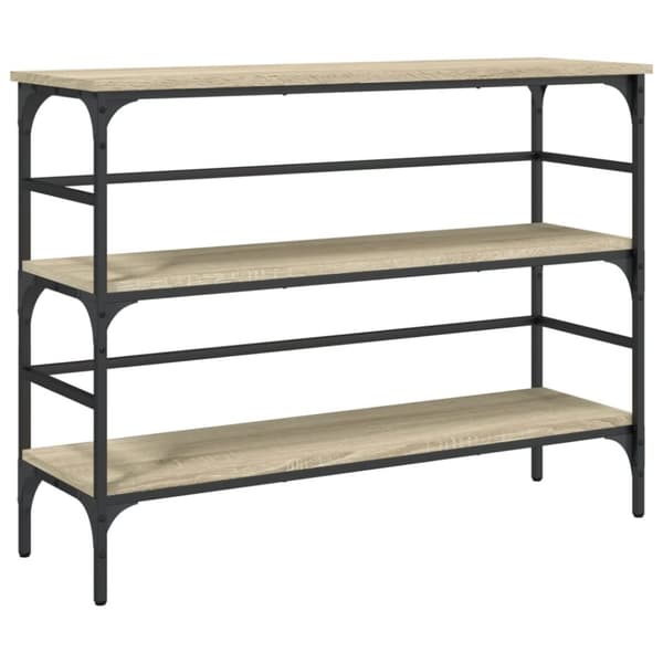 vidaXL Sohvapöytä Sonoma-tammi 100x32x75 cm tekninen puu