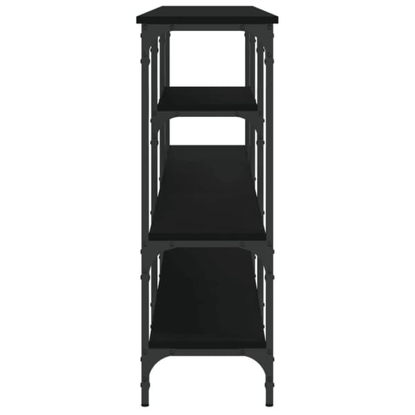 vidaXL konsolbord 160x29x80 cm konstrueret træ sort