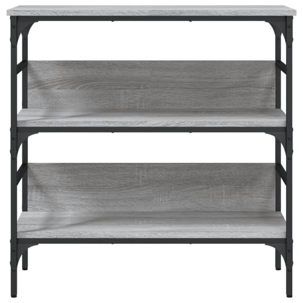 vidaXL konsolbord 75x32x75 cm konstrueret træ grå sonoma-eg